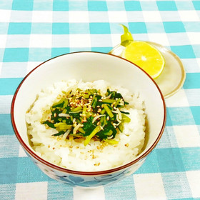 簡単☆みぶなジャコ丼♪