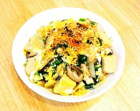 高野豆腐の卵とじ丼