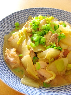 たっぷり大根と鶏肉のオイスターソース煮