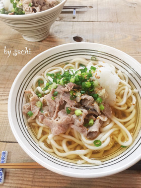 ランチに！簡単！美味しい肉うどん（そば）