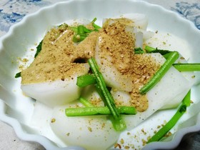 ＊蕪の胡麻たっぷりホットサラダ＊超簡単♬