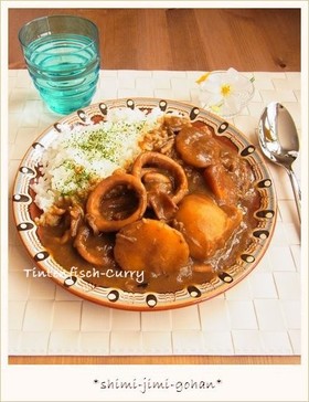 濃厚スパイシー♪ わが家自慢のイカカレー