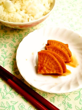 ☺大量消費常備菜☆簡単♪大根の醤油漬け☺