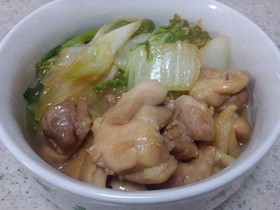 鶏肉のすき煮