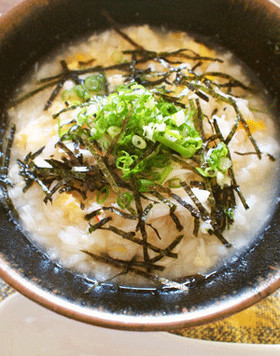 通販の冷凍かにの肩肉でカニ雑炊