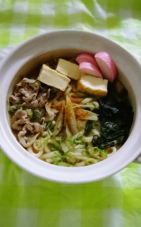 豚汁風！？味噌であったか鍋焼きうどん♪