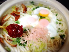 簡単＊いつもの味噌で作る味噌煮込みうどん