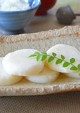  長芋の白煮♪-養命酒 家醸本みりん- 