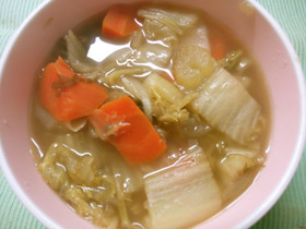 簡単♪白菜とセロリ野菜たっぷりのカレー煮