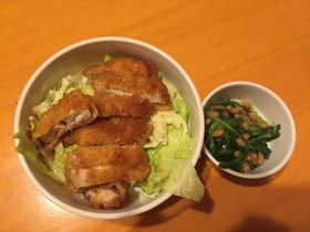 甘辛チキンカツ丼