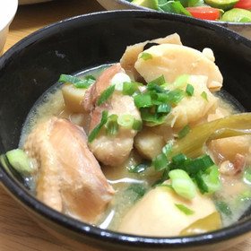 蓮根と鶏さんの味噌煮☆鹿児島お味噌で