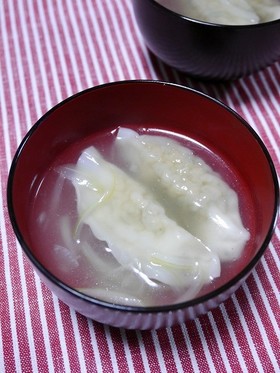 簡単！餃子の中華スープ