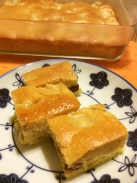 スイートポテト&りんごケーキの二層焼き