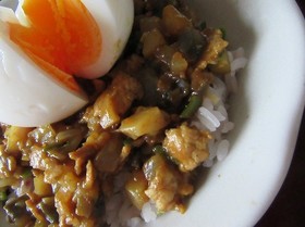 簡単、ドライカレー