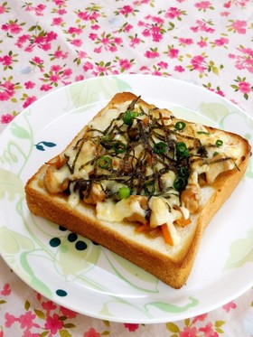 満腹度◎和風照り焼きトースト✿