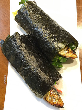 メザシまるごと恵方巻き