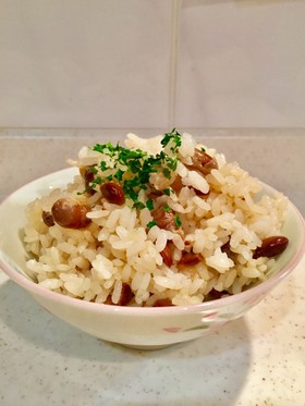 節分豆だけのふっくら炊き込み 豆ご飯