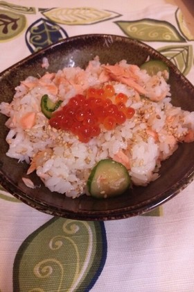 簡単お祝いちらし寿司☆酢飯なし！お子様に