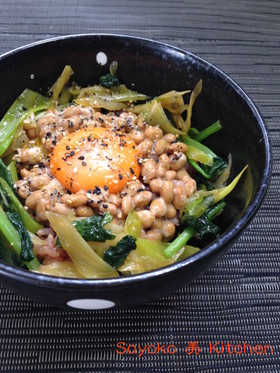 納豆パワフル丼