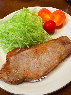 お肉屋さんに教わったポークソテー