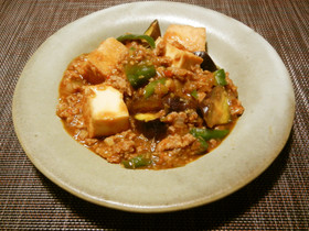 ご飯進む！厚揚げとナスの麻婆豆腐風～