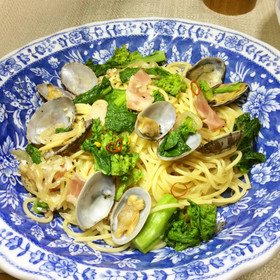 菜の花とあさりのパスタ✳︎